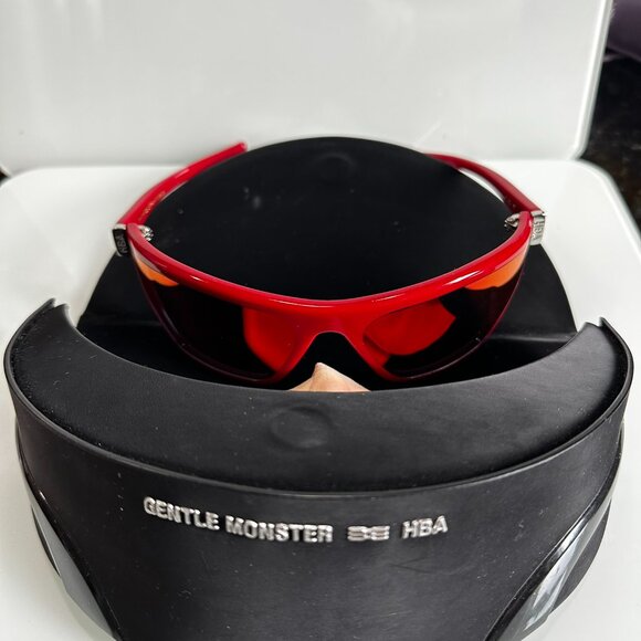 Hood By Air Shades Sunglasses Glasses Gentle Monster HBA Antagonist - Red - Picture 10 of 10